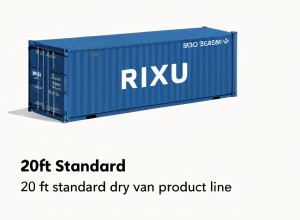 RIXU Shipping Container Technical Specifications 20ft 40ft